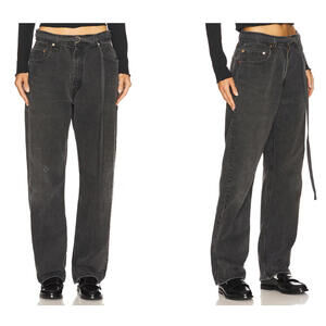 Levis Aligrace Vintage Baggy Jeans distressed dye print black sizse 29 $387msrp